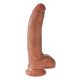 King Cock 9 munanditega dildo (23 cm) - pruun