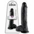 King Cock 10 munandi dildo (25 cm) - must