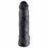 King Cock 12 munandiga suur dildo (30 cm) - must