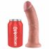 King Cock 8 dildo (20 cm) - naturaalne 