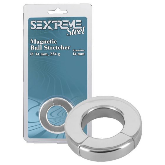 Sextreme - raskele magnetiline munandirõngas ja venitaja (234g)