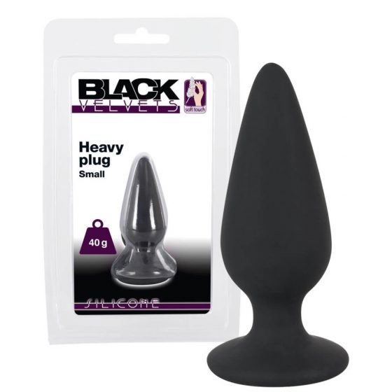Black Velvet Heavy - 40g musta anaaldildo