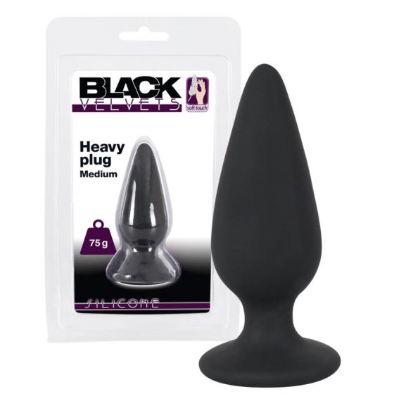 Black Velvet Heavy - 75g anaaldildo (must)