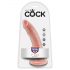 King Cock 7 dildo (18 cm) - naturaalne