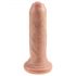 King Cock 6 - elutru dildo (15 cm) - naturaalne