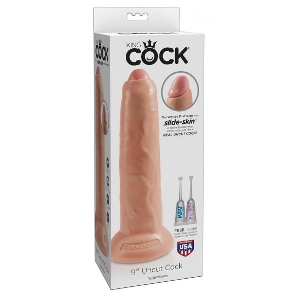 King Cock 9 - realistlik dildoe (23 cm) - naturaalne