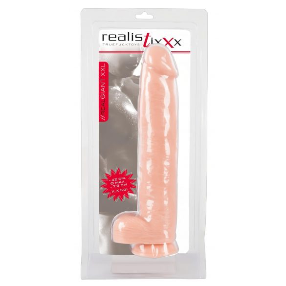 realistixxx Giant 3XL - elutru dildo (42cm) - naturaalne 