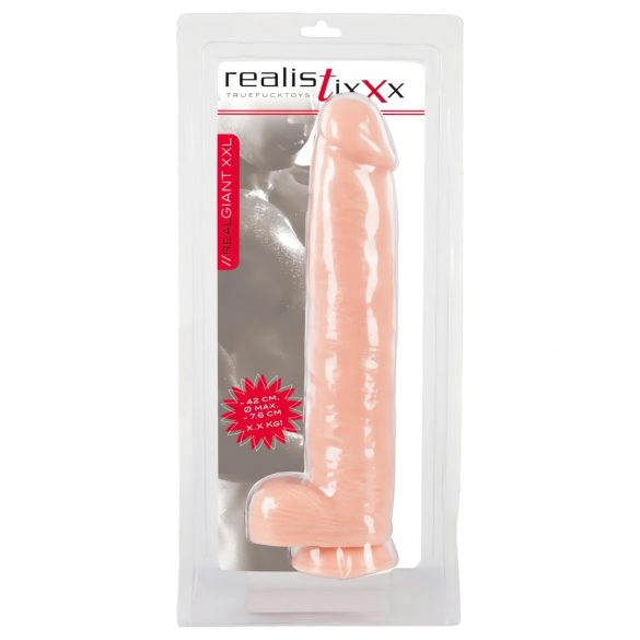 realistixxx Giant 3XL - elutru dildo (42cm) - naturaalne 