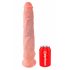 King Cock 14 munanditega suur dildo (35cm) - naturaalne 