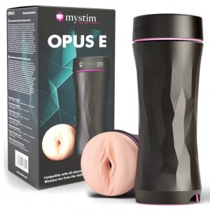 mystim Opus E Tupe - elektro tupp vibraator (naturaalsed-must)