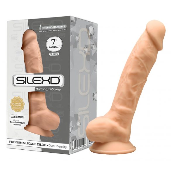 Silexd 7 - iminapaga dildo - 17,5cm (naturaalne)