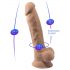 Silexd 7 - imemisalusega dildo - 17,5cm (naturaalne)