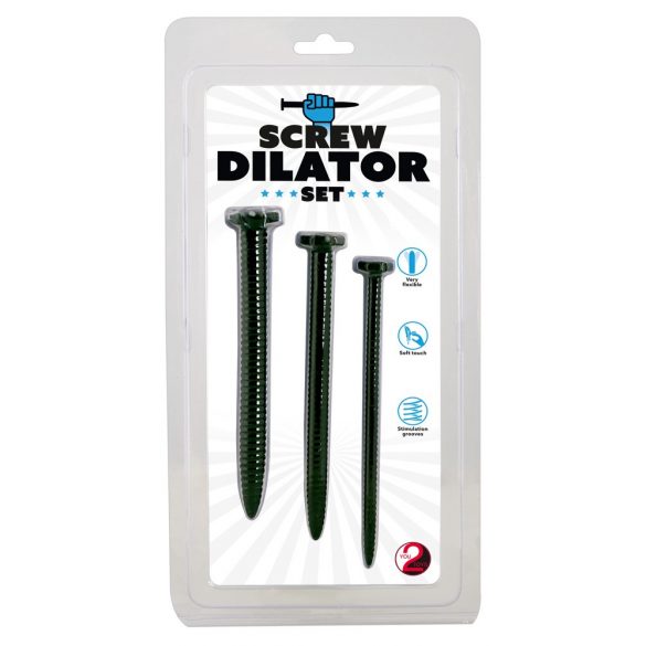 You2Toys Screw Dilator - keeratav kusiti laiendaja komplekt (3 tk) 