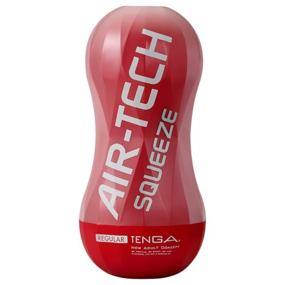 TENGA Air-Tech Squeeze Regular - imemisefektiga masturbaator (punane)