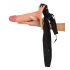 Realistixxx Strap-on - kinnitatav, õõnes, elutru dildo (naturaalne) 