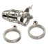 You2Toys - Chastity Cage - metallist peenise puuri, lukuga