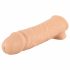 Realistixxx - munandirõngaga peenisehülss - 16cm (naturaalne) 