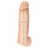 Realistixxx - munandirõngaga peenisehülss - 16cm (naturaalne) 