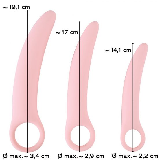 SMILE - Vaginaaltreeningu komplekt - roosa (3-osaline)