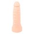 Realistixxx Double F - elutru dildo peeniserõngaga (naturaalne) 