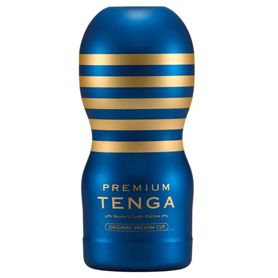 TENGA Premium Original - ühekordselt kasutatav masturbator (sinine)