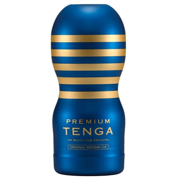 TENGA Premium Original - ühekordselt kasutatav masturbaator (sinine) 