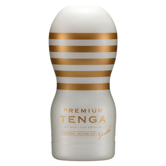 TENGA Premium Gentle - ühekordne masturbaator (valge)