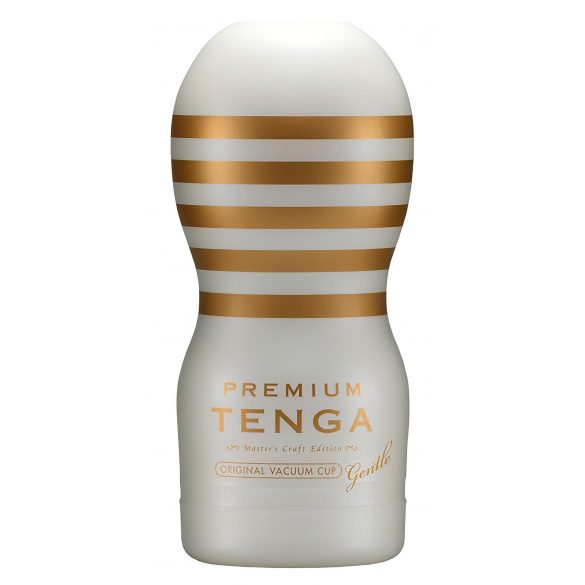 TENGA Premium Gentle - ühekordne masturbaator (valge) 