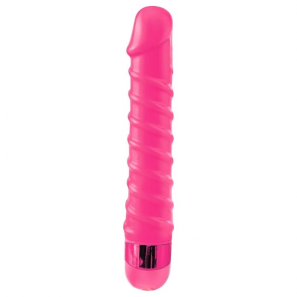 Classix Candy Twirl - seksikeermega dildovibraator (roosa)