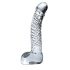 Icicles No. 61 - munanditega, peenise kujuline klaasist dildo (läbipaistev)