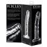 Icicles No. 62 - peenisega klaasdildo (läbipaistev)