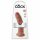 King Cock 9 - iminapaga alusga realistlik dildo (23 cm) - tume naturaalne