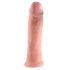 King Cock 10 - suur iminapaga dildo (25cm) - naturaalne 