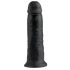 King Cock 10 - suur iminapaga dildol (25cm) - must 