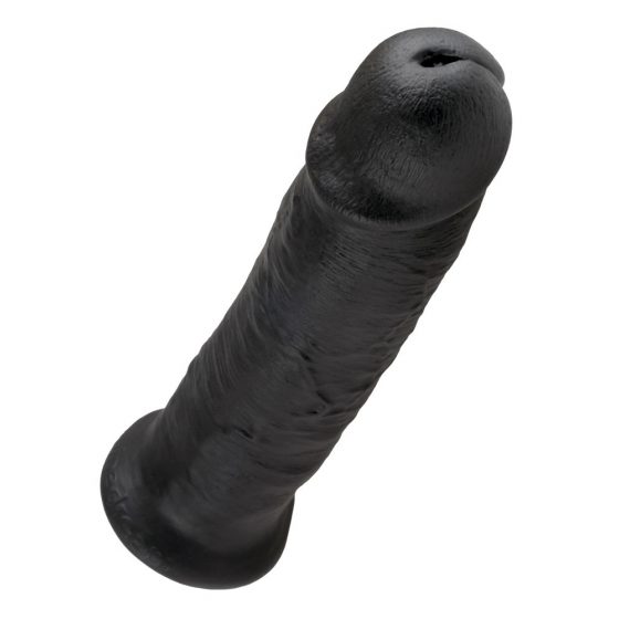 King Cock 10 - suur iminapaga dildo (25cm) - must