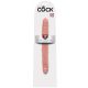 King Cock 12 Slim - elutru topelt dildo (31cm) - naturaalne 