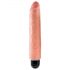 King Cock 10 Stiffy - veekindel, realistlik vibraator (25cm) - naturaalne