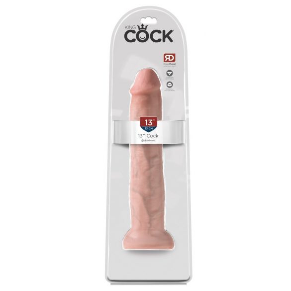 King Cock 13 - hiiglane naturaalne dildo (33cm) 