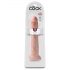 King Cock 13 - hiiglaslik elutruud dildos (33cm) - naturaalne