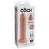 King Cock 7 Eesnanator - elutru dildoo (18cm) - naturaalne 