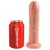 King Cock 7 Eesnanator - elutru dildoo (18cm) - naturaalne 