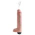 King Cock 10 - elutru pritsiva dildo (25cm) - naturaalne