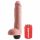 King Cock 11 - elutruu pritsiv dildo (28cm) - naturaalne