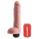 King Cock 11 - realistlik purskav vibraator (28cm) - naturaalne 