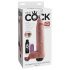 King Cock 11 - elutruu pritsiv dildo (28cm) - naturaalne