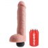 King Cock 11 - realistik pritsiv dildo (28cm) - naturaalne