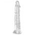 King Cock Clear 8 - iminapõhjaga suur dildo (20cm)