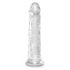 King Cock Clear 8 - iminapaga suur dildo (20cm) 