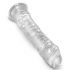 King Cock Clear 8 - iminapaga suur dildo (20cm) 