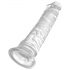 King Cock Clear 8 - iminapõhjaga suur dildo (20cm)